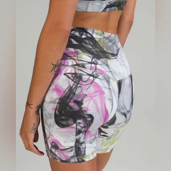 Lululemon Throwback Print Align High-Rise Short 6" - Picture 6 of 9